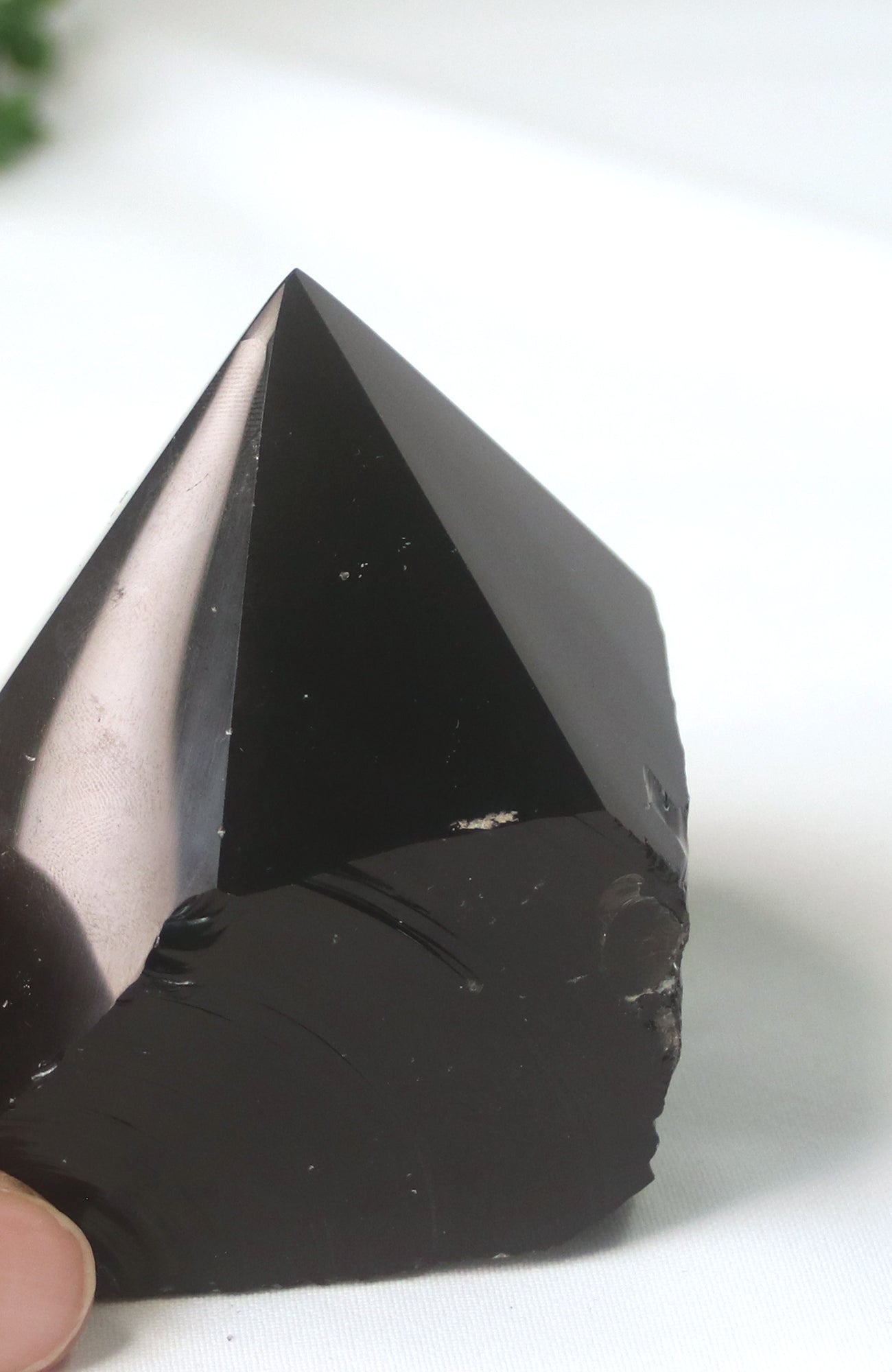 Black Obsidian Polished Top Point